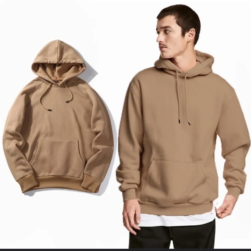 Original Use Beige Hoodie size LARGE
